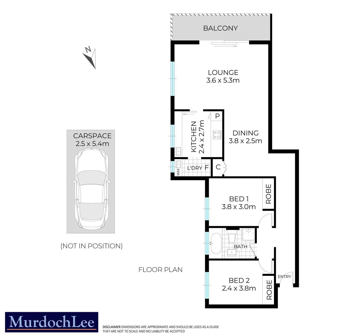 Floorplan of Homely apartment listing, 20/438-444 Mowbray Road West, Lane Cove North NSW 2066