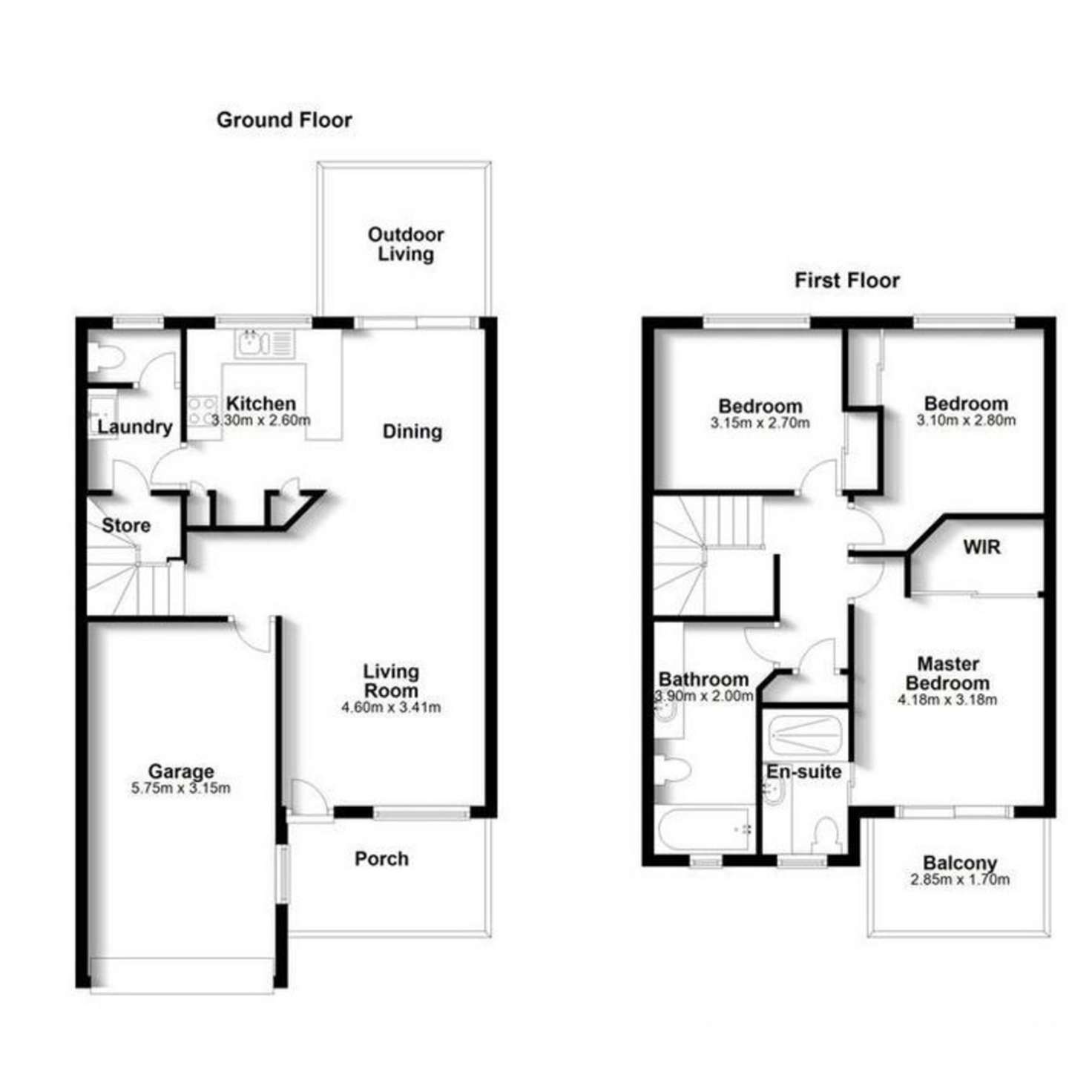 Floorplan of Homely townhouse listing, 10/259 Albany Creek Road, Bridgeman Downs QLD 4035