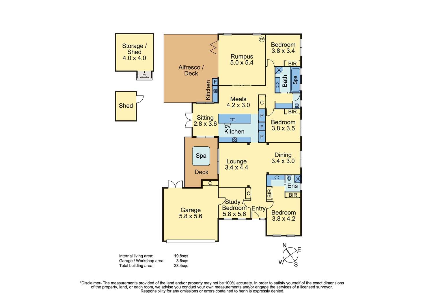 Floorplan of Homely house listing, 9 Marino Court, Mornington VIC 3931