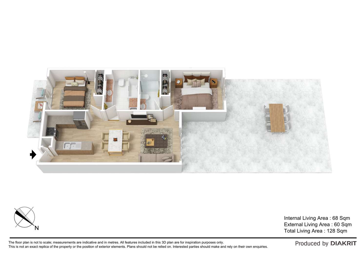 Floorplan of Homely unit listing, 9/11 Riding Road, Hawthorne QLD 4171