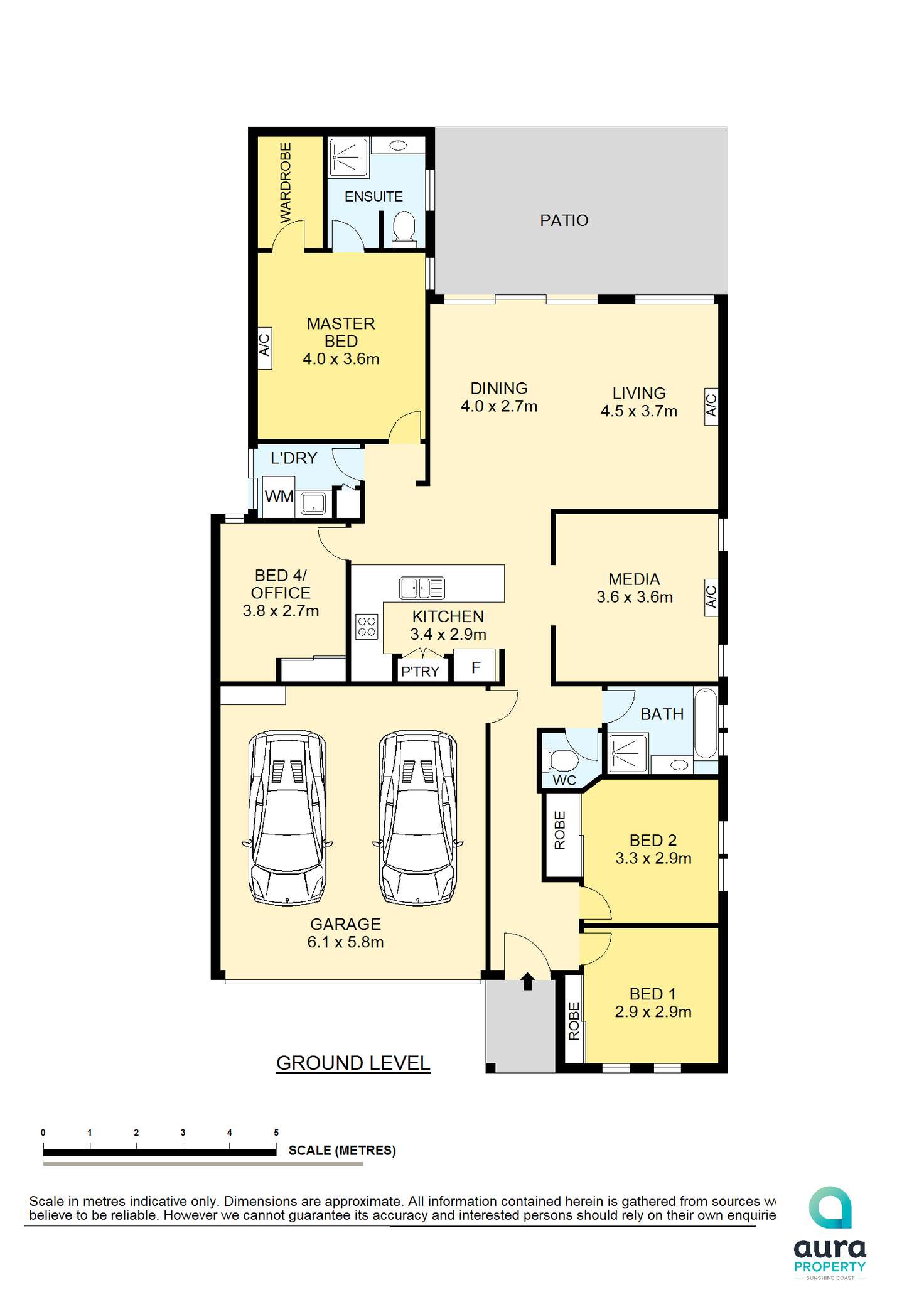 Floorplan of Homely house listing, 20 Emerald Drive, Caloundra West QLD 4551