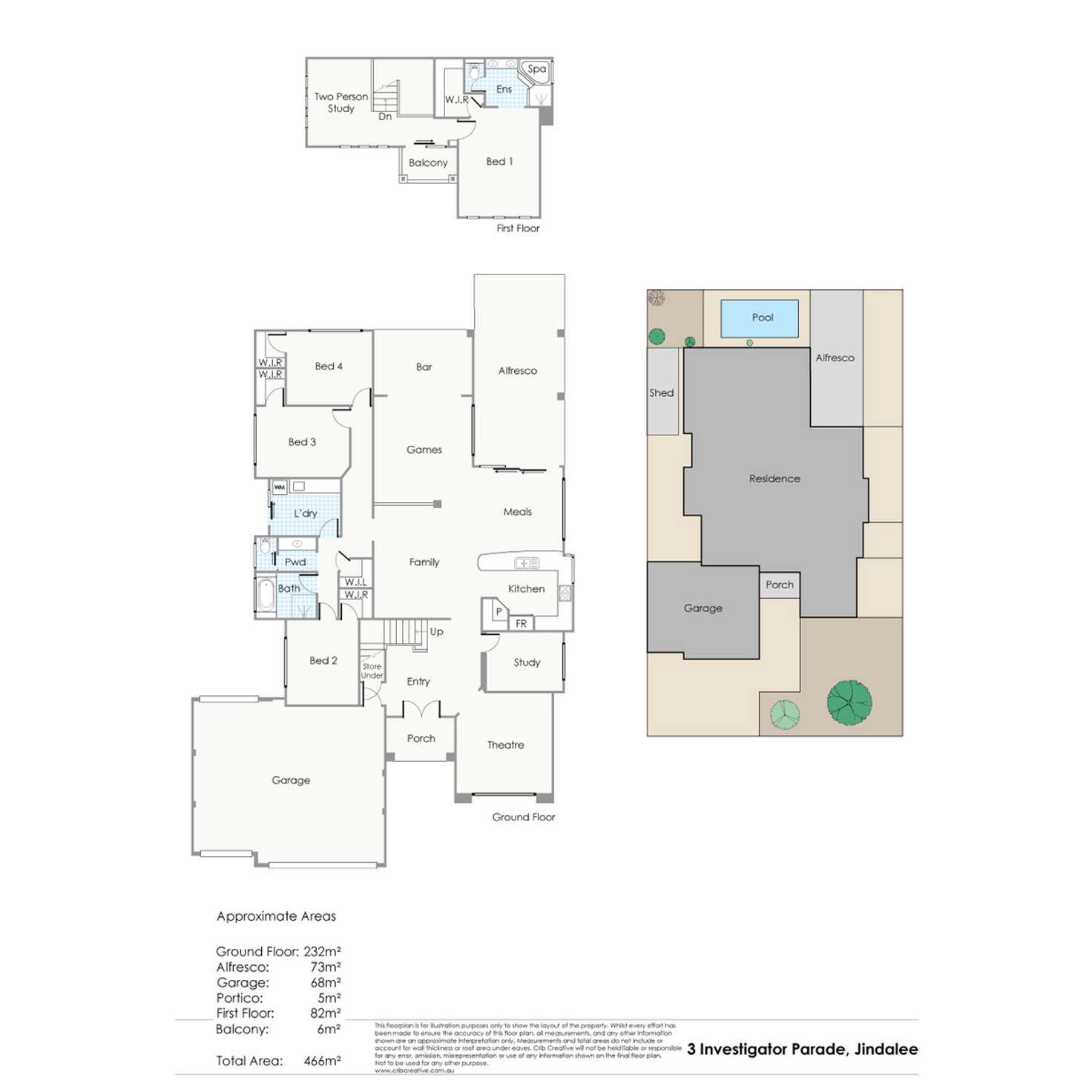 Floorplan of Homely house listing, 3 Investigator Parade, Jindalee WA 6036
