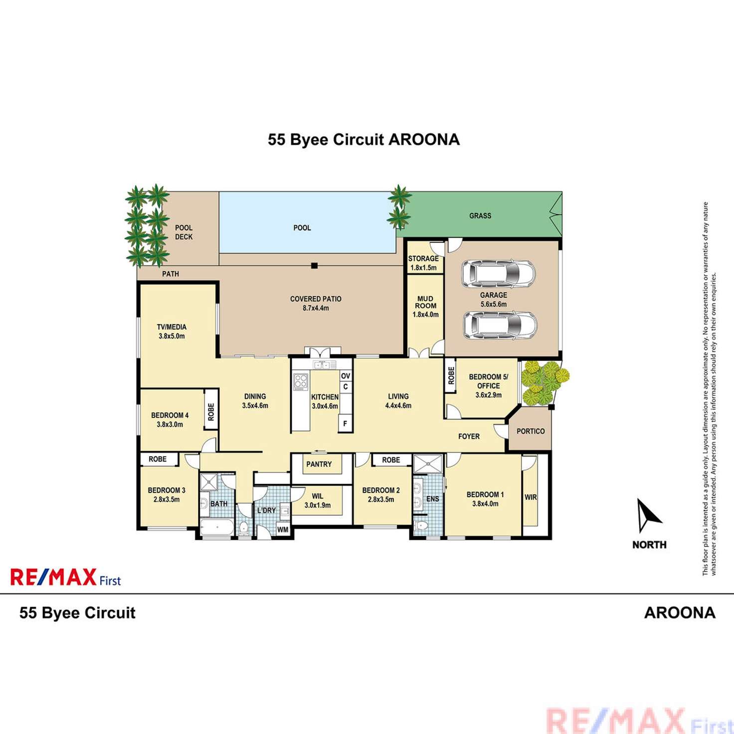 Floorplan of Homely house listing, 55 Byee Circuit, Aroona QLD 4551