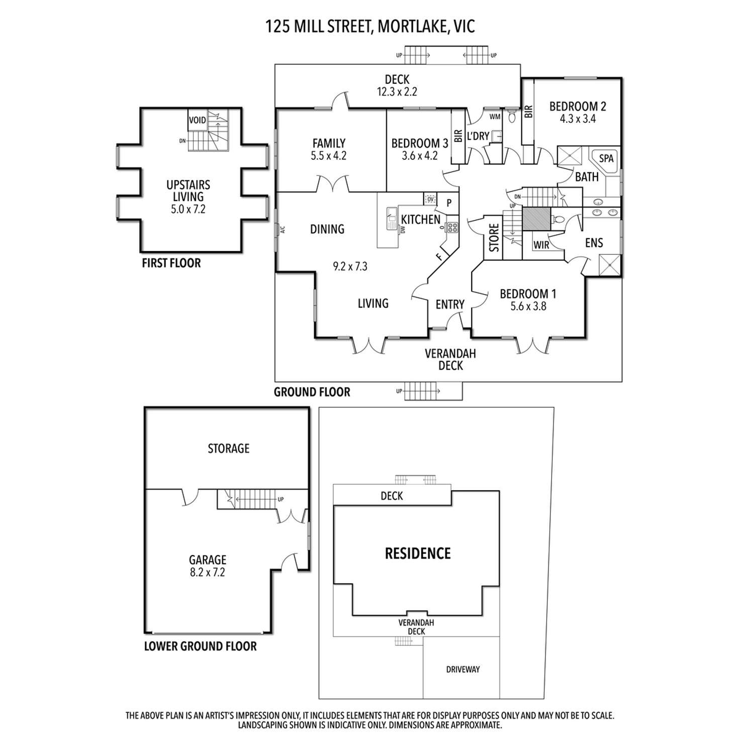 Floorplan of Homely house listing, 125 Mill Street, Mortlake VIC 3272