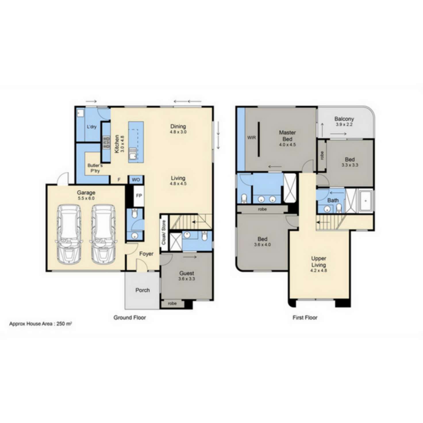 Floorplan of Homely townhouse listing, Lot 5/14-16 Morris Road, Mccrae VIC 3938