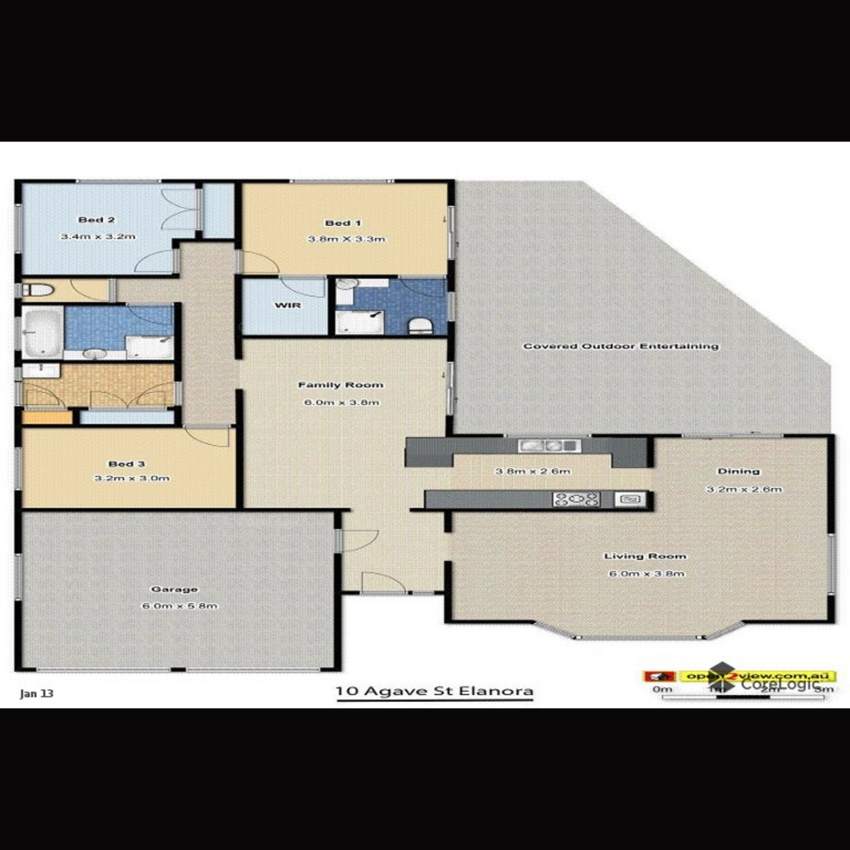 Floorplan of Homely house listing, 10 Agave Street, Elanora QLD 4221