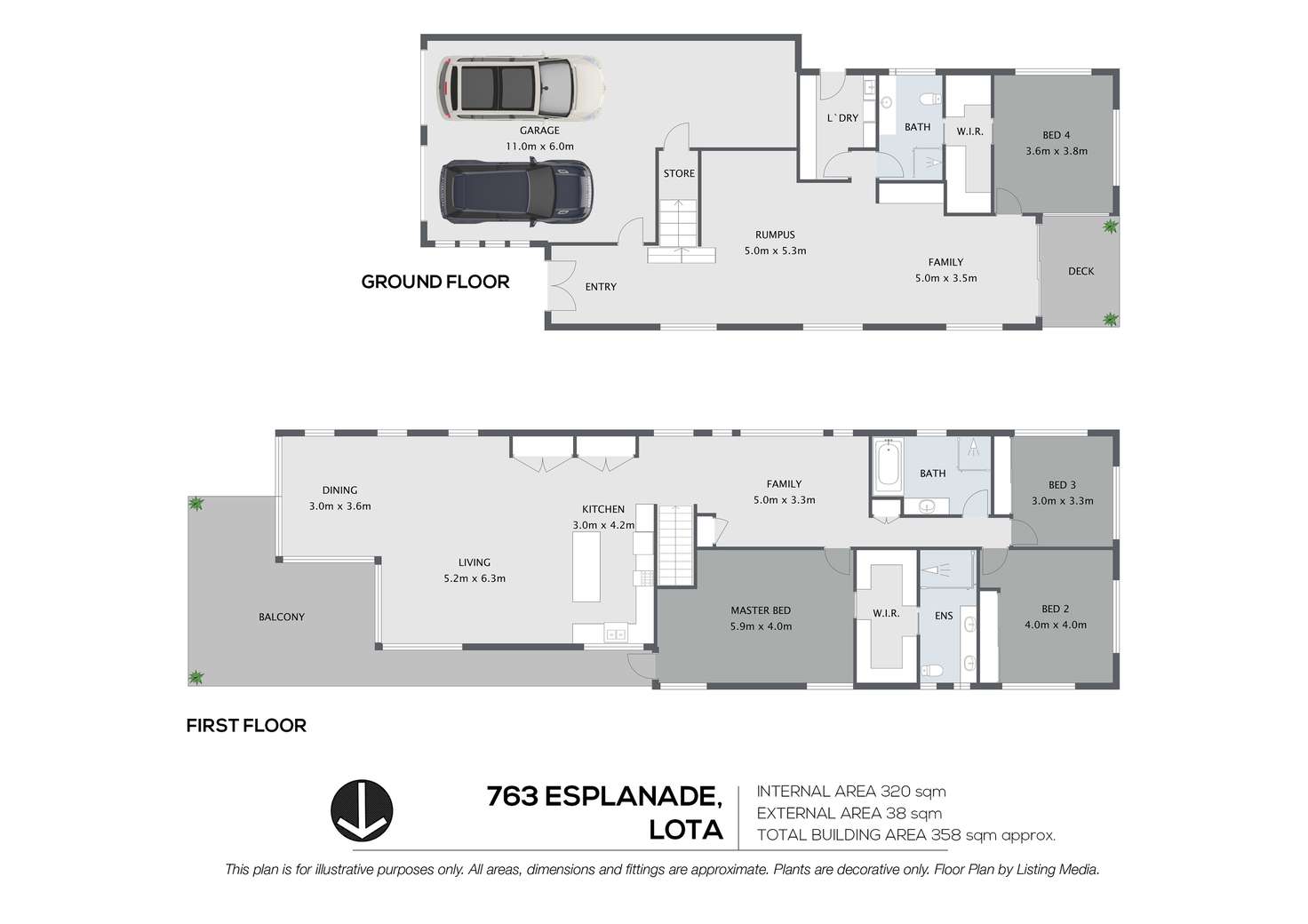 Floorplan of Homely house listing, 763 Esplanade, Lota QLD 4179