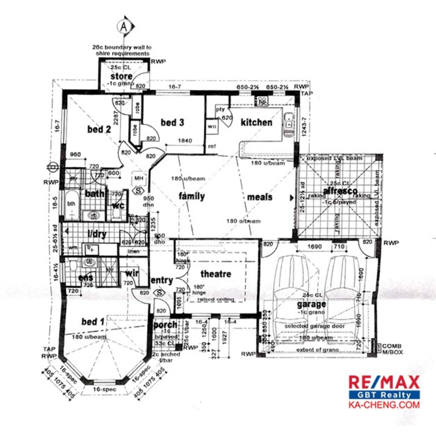 Floorplan of Homely house listing, A/25 Newington Street, Morley WA 6062
