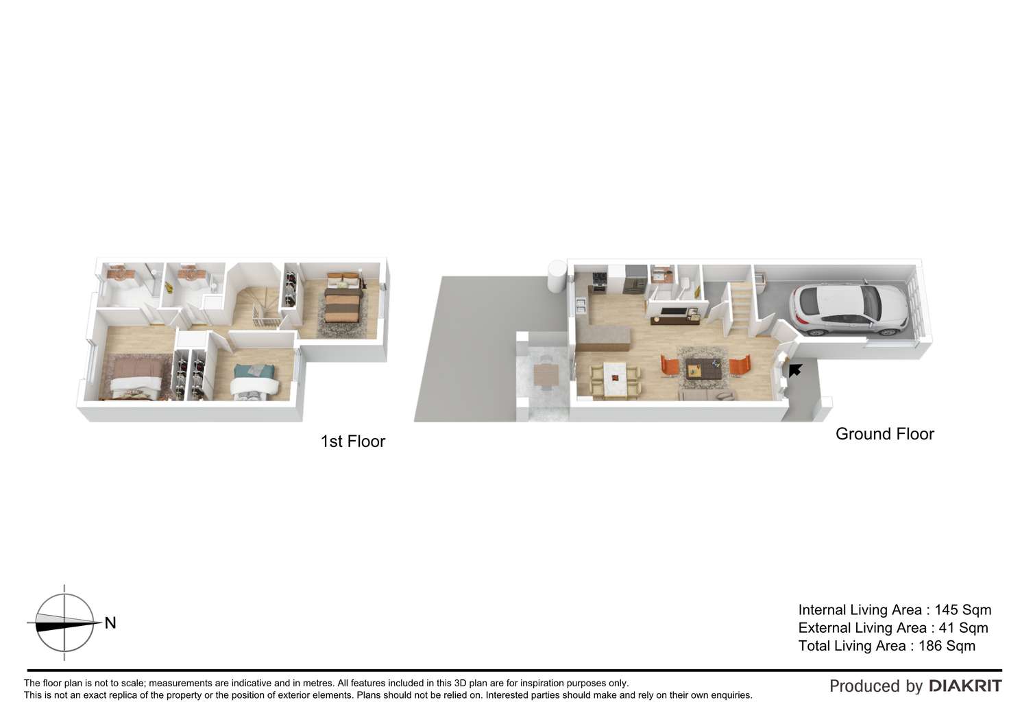 Floorplan of Homely townhouse listing, 5/11 Taigum Place, Taigum QLD 4018