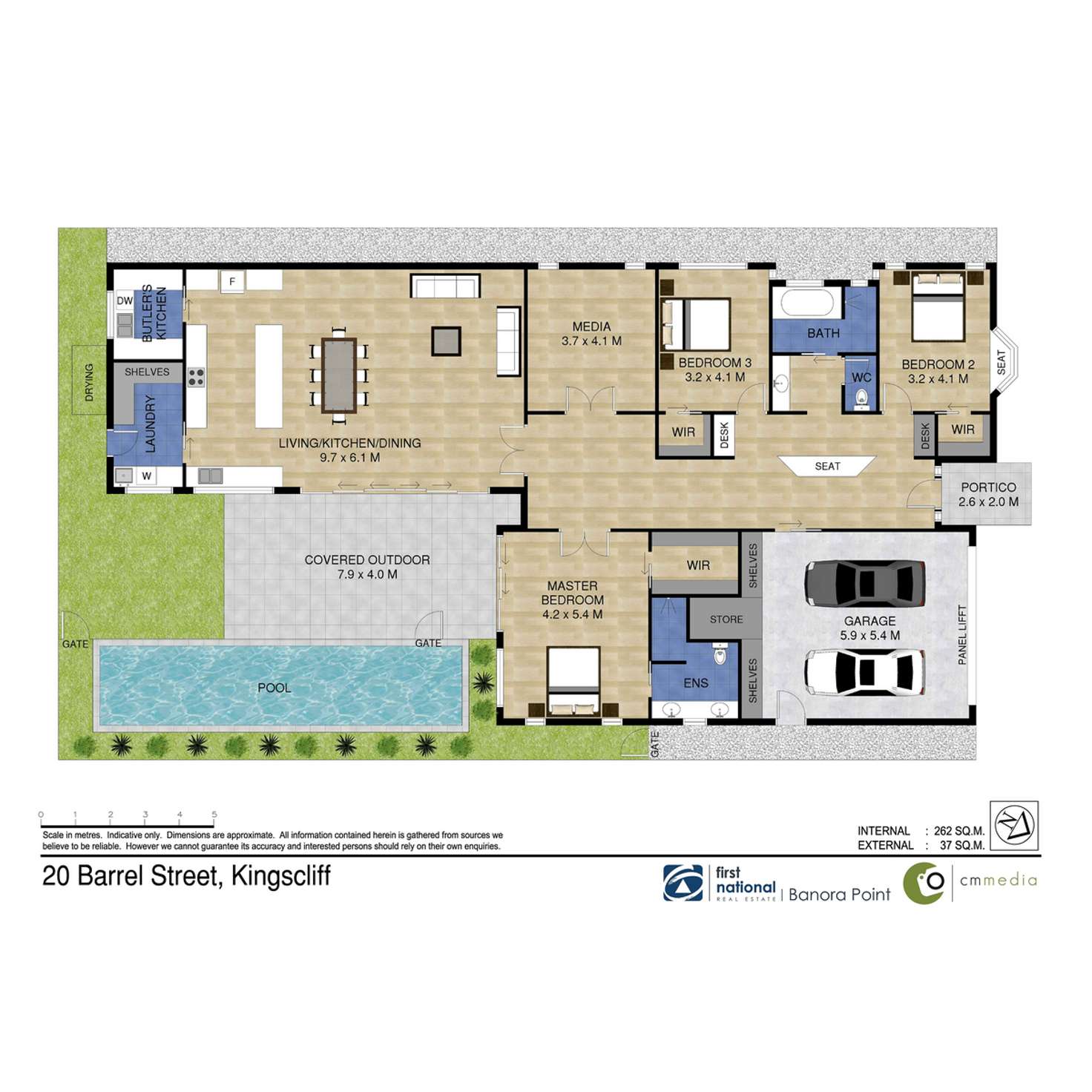 Floorplan of Homely house listing, 20 Barrel Street, Kingscliff NSW 2487