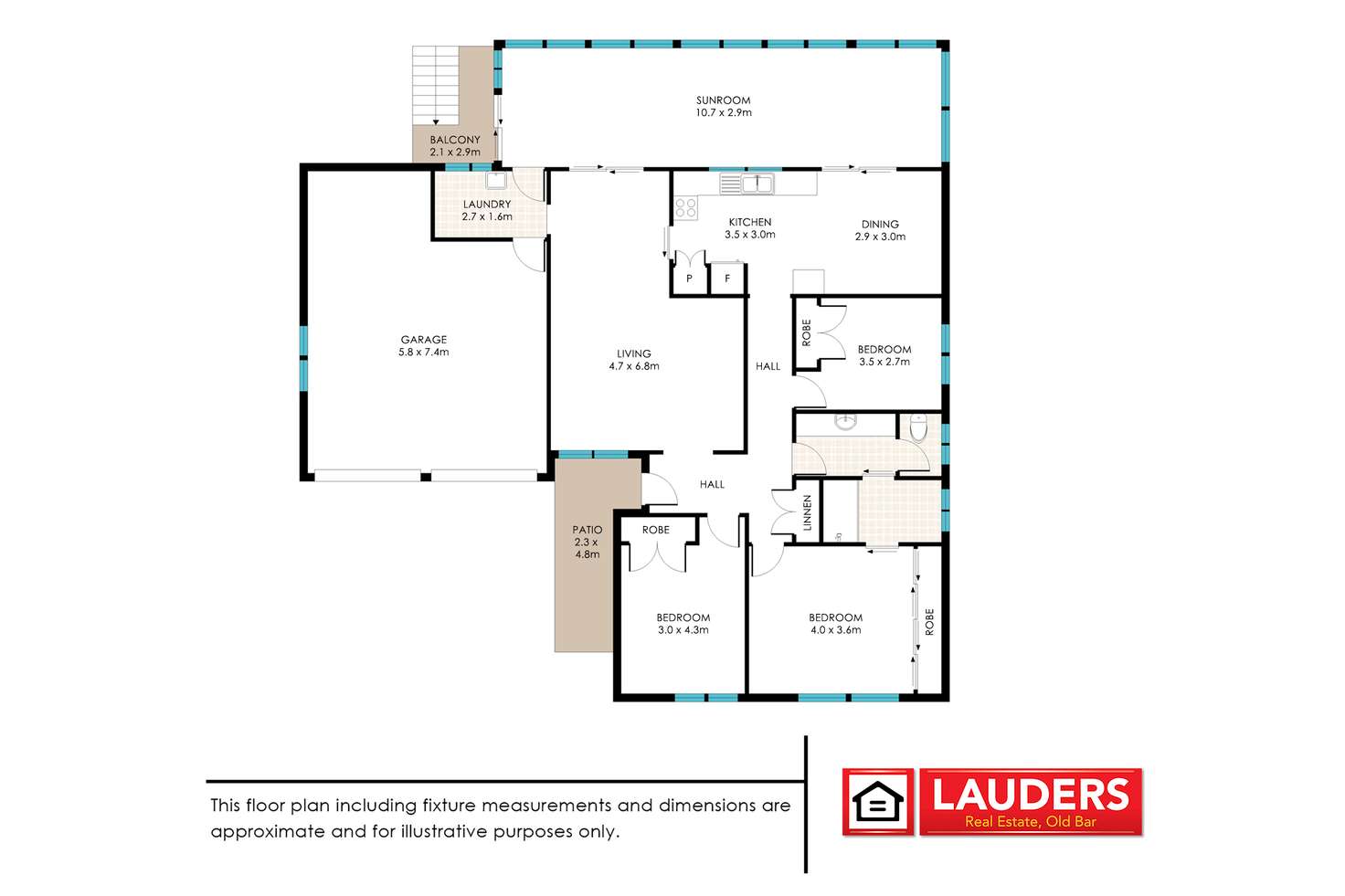 Floorplan of Homely house listing, 24 Carrabeen Drive, Old Bar NSW 2430