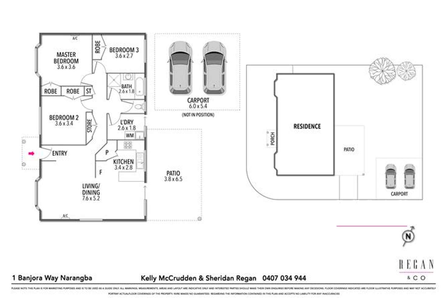 Floorplan of Homely house listing, 1 Banjora Way, Narangba QLD 4504