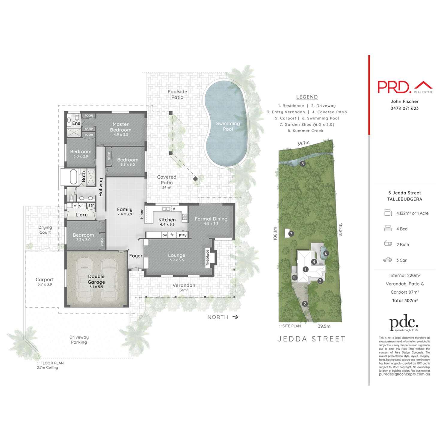 Floorplan of Homely house listing, 5 Jedda Street, Tallebudgera QLD 4228