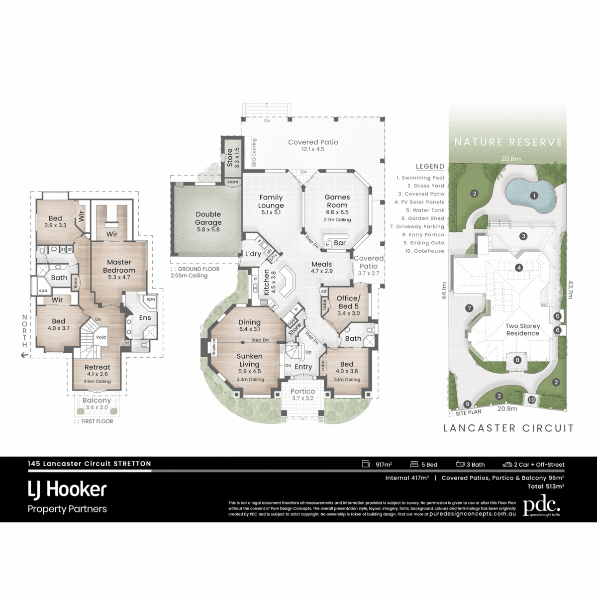 Floorplan of Homely house listing, 145 Lancaster Circuit, Stretton QLD 4116