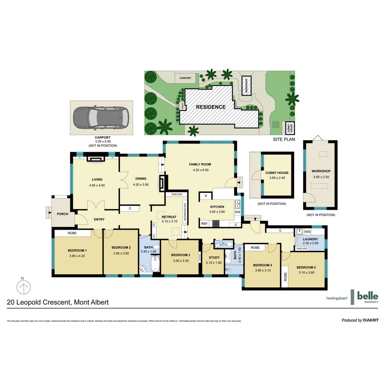 Floorplan of Homely house listing, 20 Leopold Crescent, Mont Albert VIC 3127