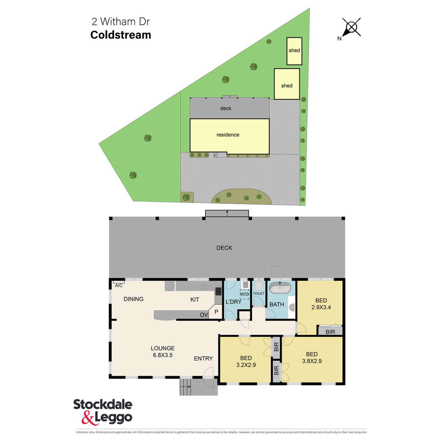Floorplan of Homely house listing, 2 Witham Drive, Coldstream VIC 3770
