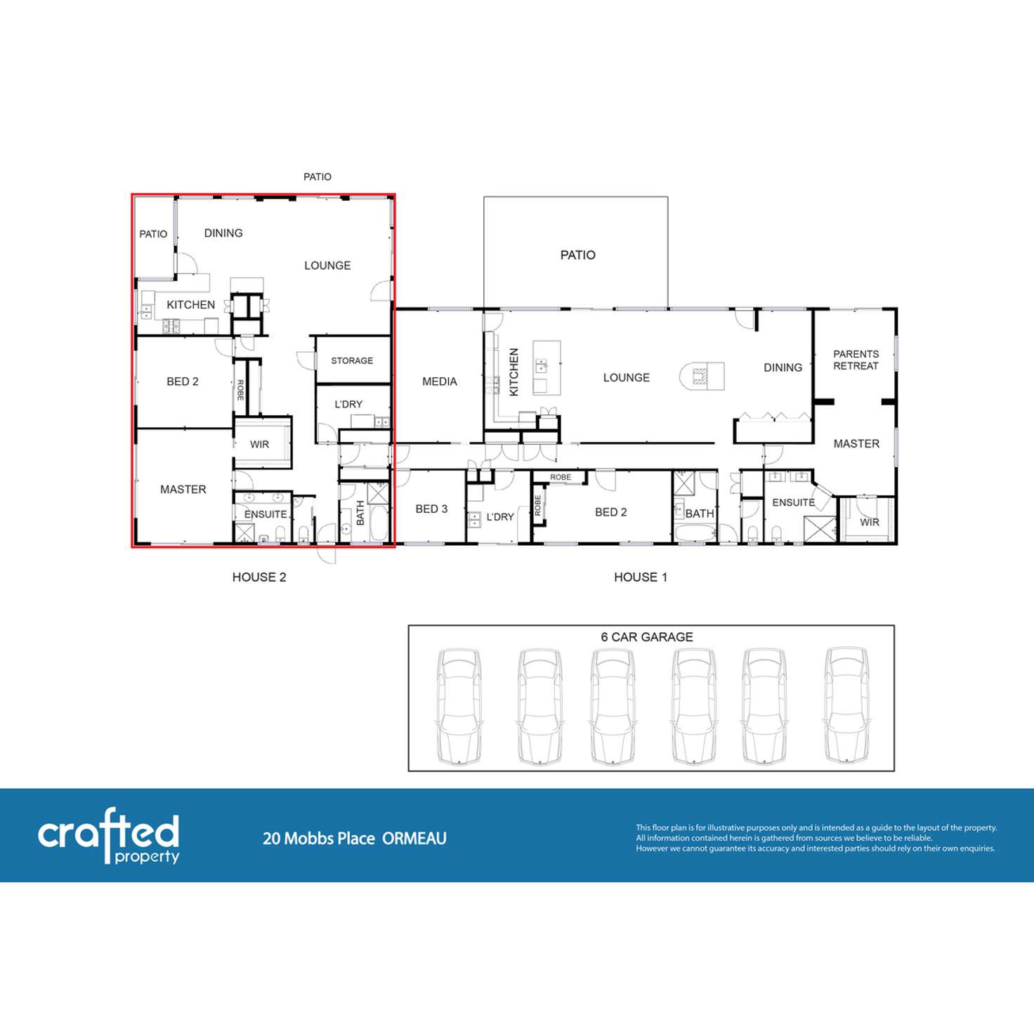 Floorplan of Homely house listing, 20 Mobbs Place, Ormeau QLD 4208
