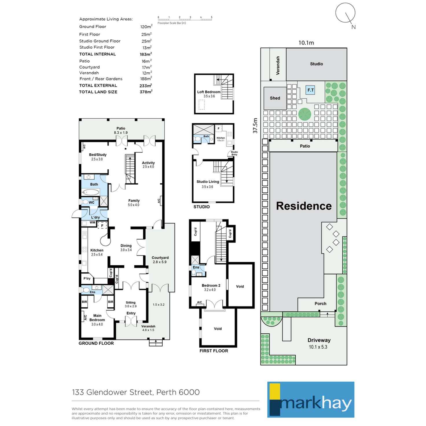 Floorplan of Homely house listing, 133 Glendower Street, Perth WA 6000
