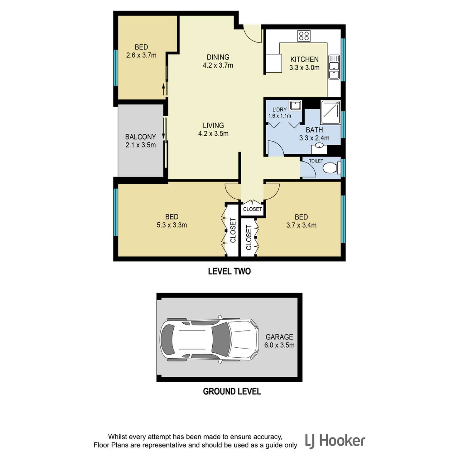 Floorplan of Homely unit listing, 5/59 Warren Street, St Lucia QLD 4067