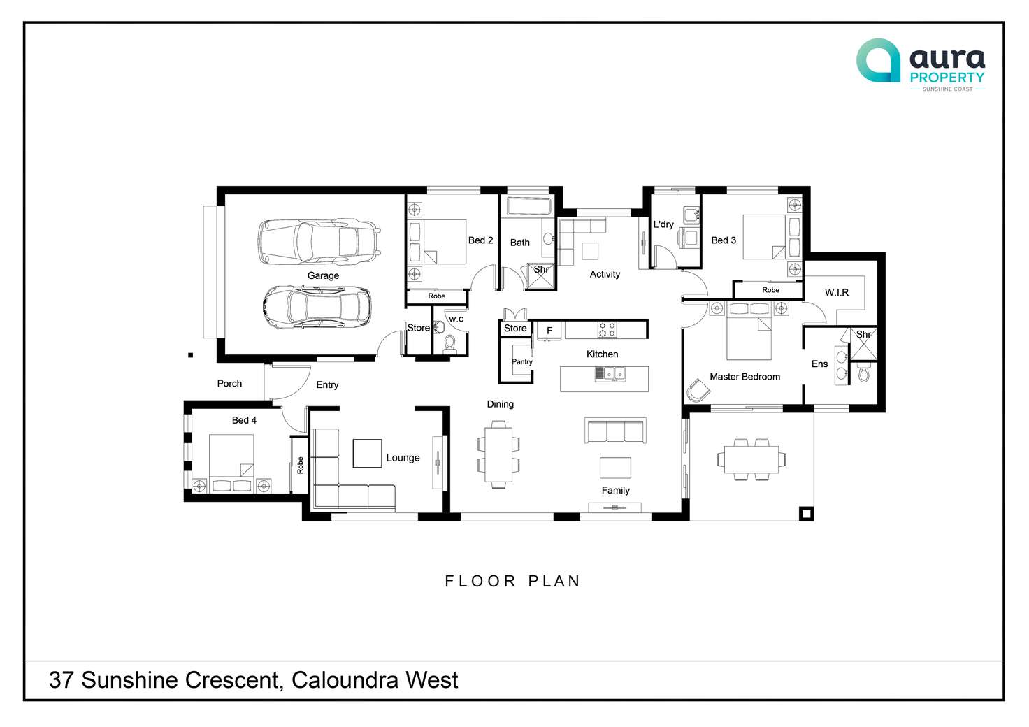 Floorplan of Homely house listing, 37 Sunshine Crescent, Caloundra West QLD 4551