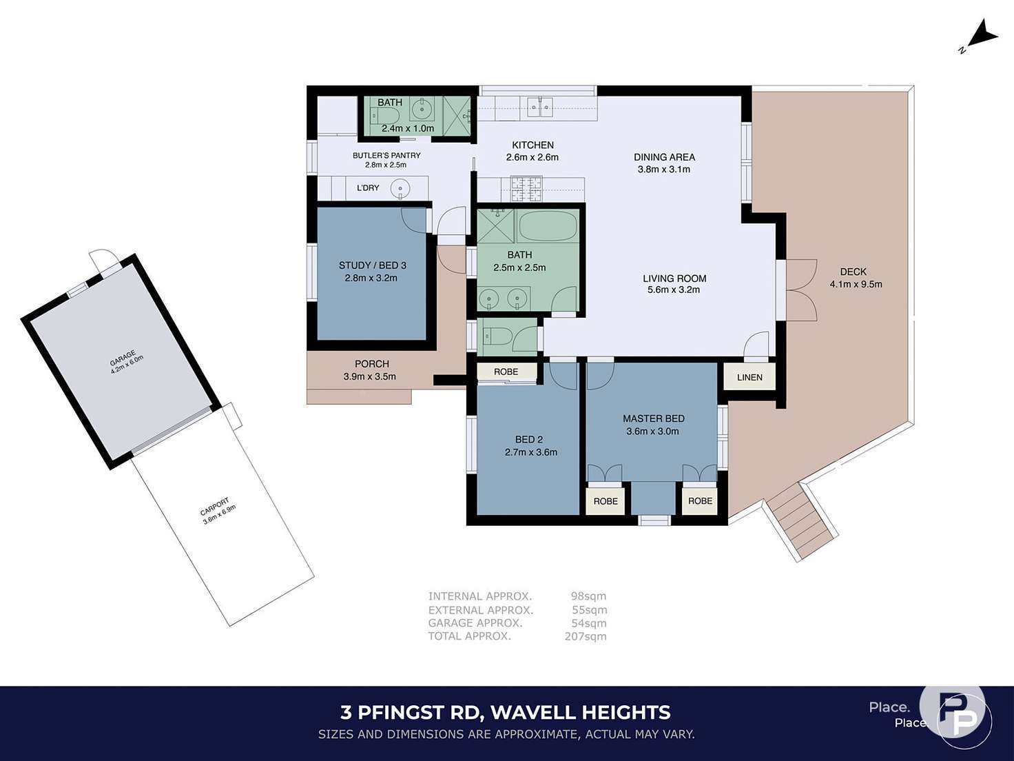 Floorplan of Homely house listing, 3 Pfingst Road, Wavell Heights QLD 4012