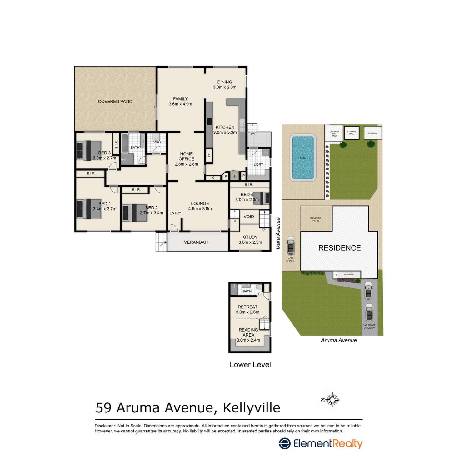 Floorplan of Homely house listing, 59 Aruma Avenue, Kellyville NSW 2155