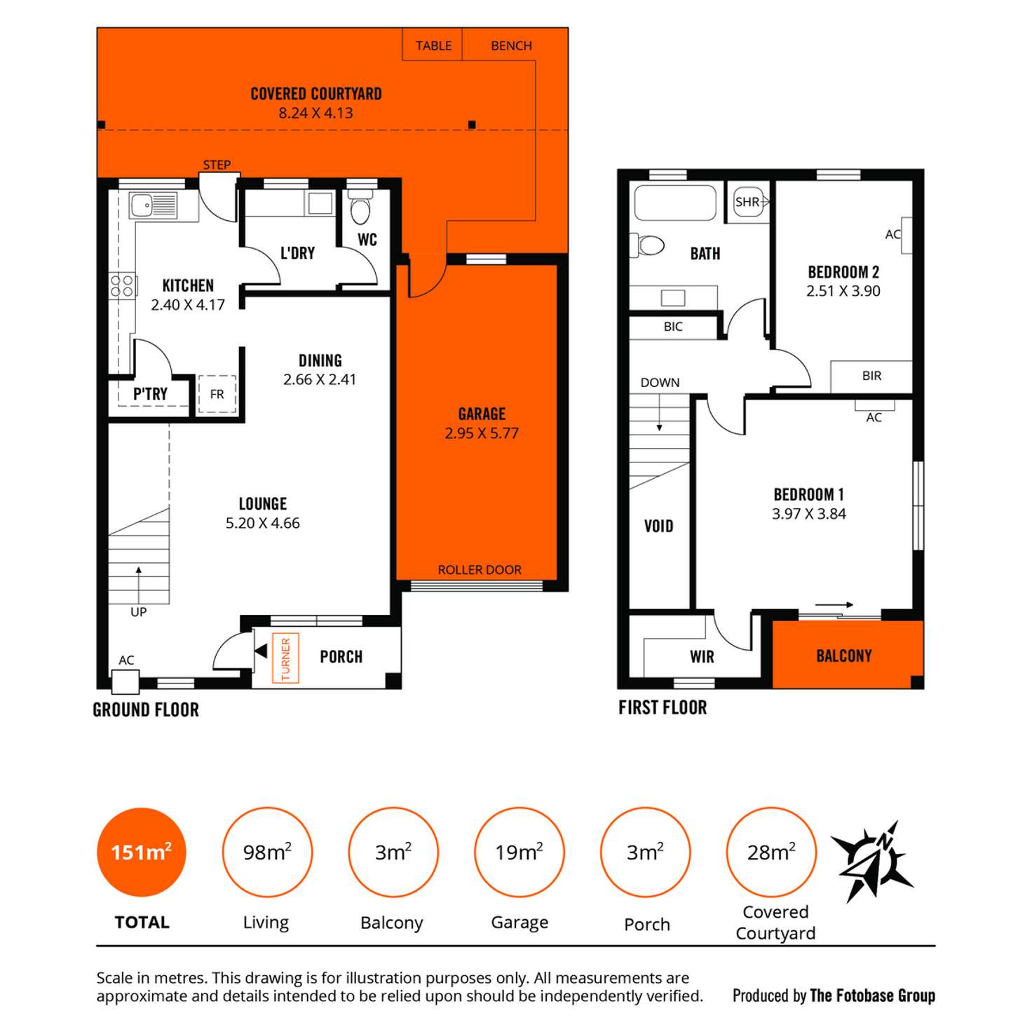 Floorplan of Homely townhouse listing, 3/7 Long Street, Plympton SA 5038