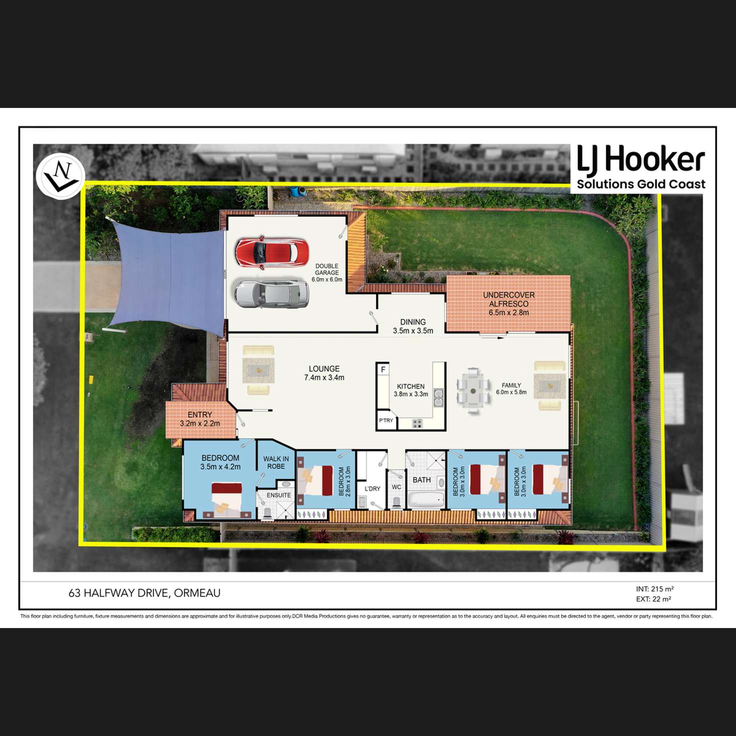 Floorplan of Homely house listing, 63 Halfway Drive, Ormeau QLD 4208