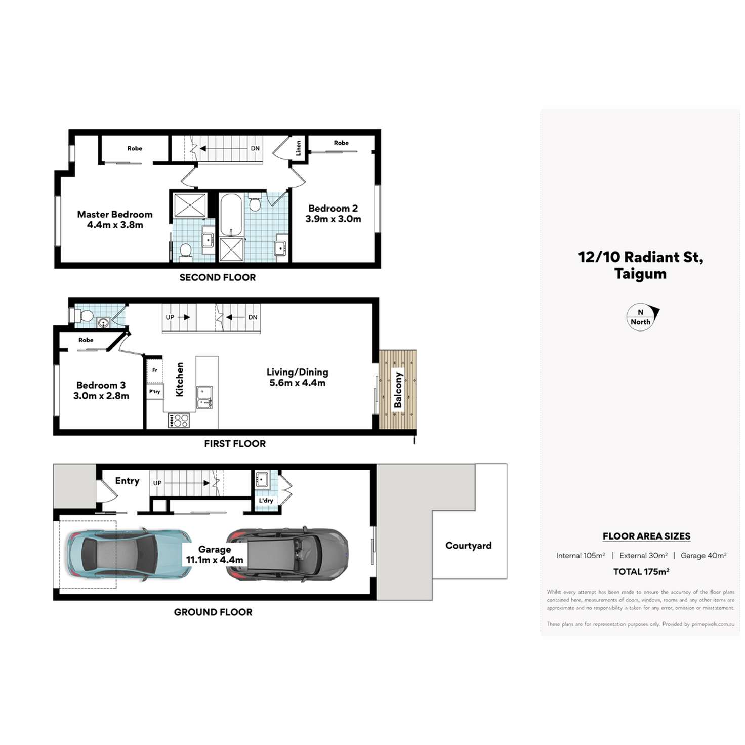 Floorplan of Homely townhouse listing, 12/10 Radiant Street, Taigum QLD 4018