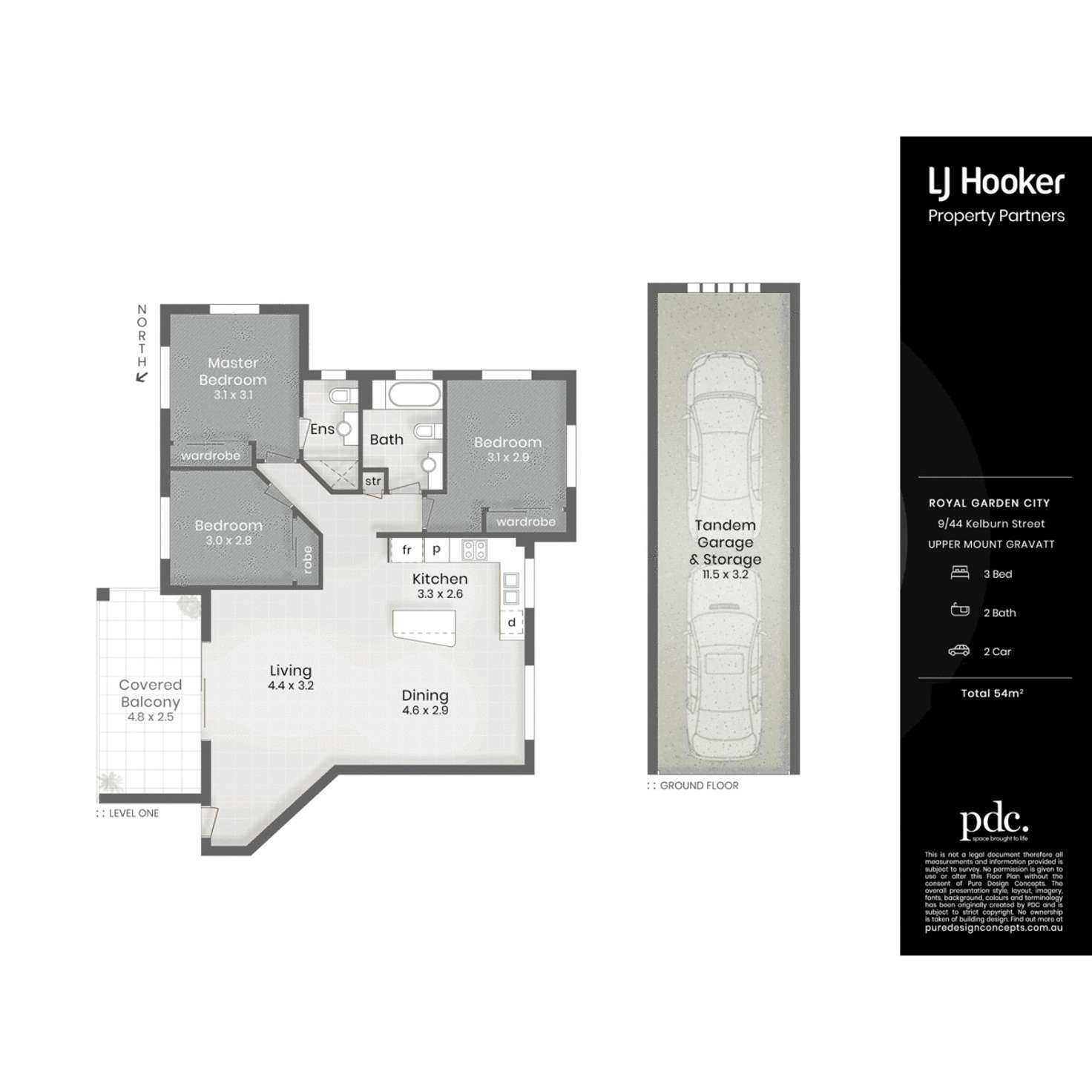 Floorplan of Homely apartment listing, 9/44 Kelburn Street, Upper Mount Gravatt QLD 4122