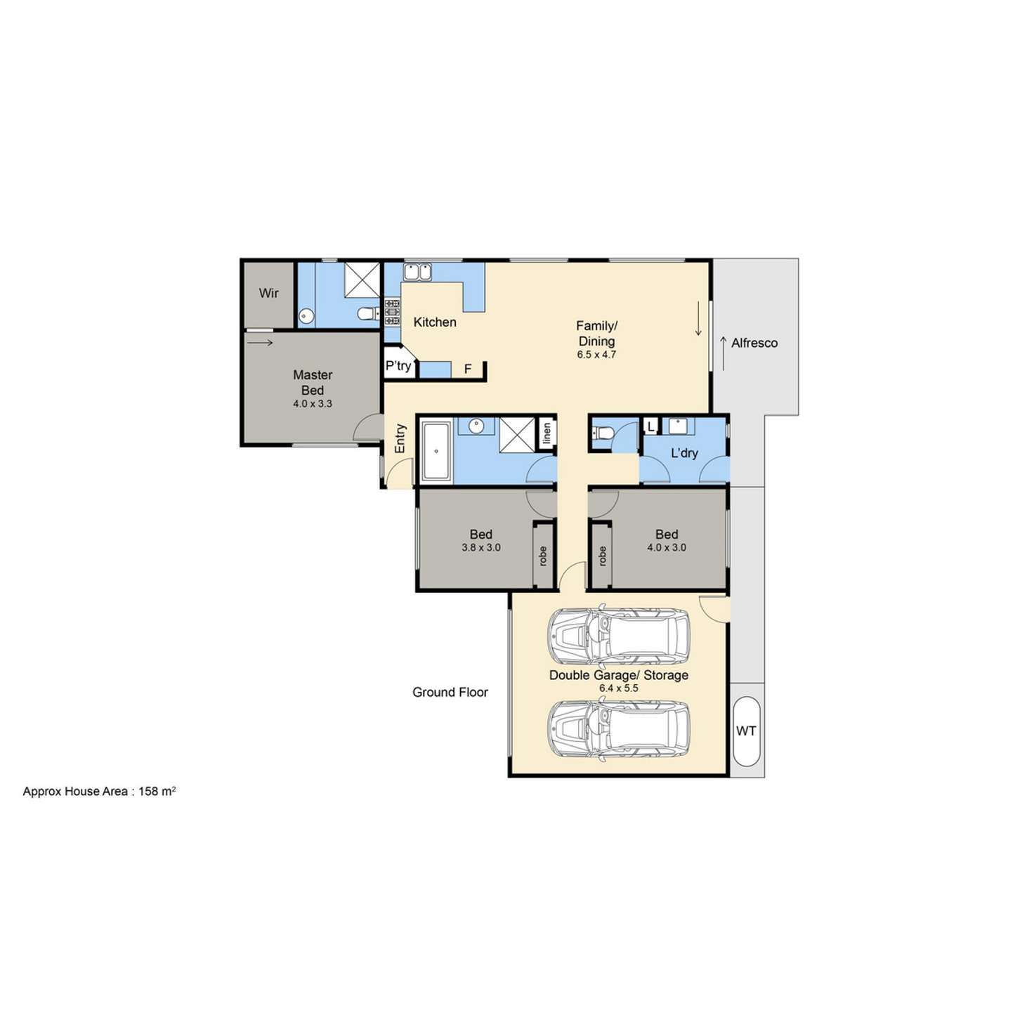 Floorplan of Homely unit listing, 4/13-15 Woodvale Grove, Rosebud VIC 3939