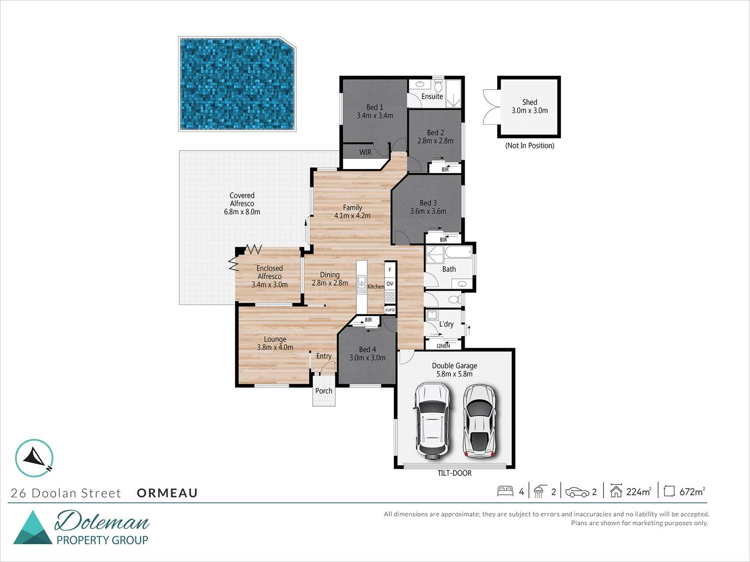 Floorplan of Homely house listing, 26 Doolan Street, Ormeau QLD 4208