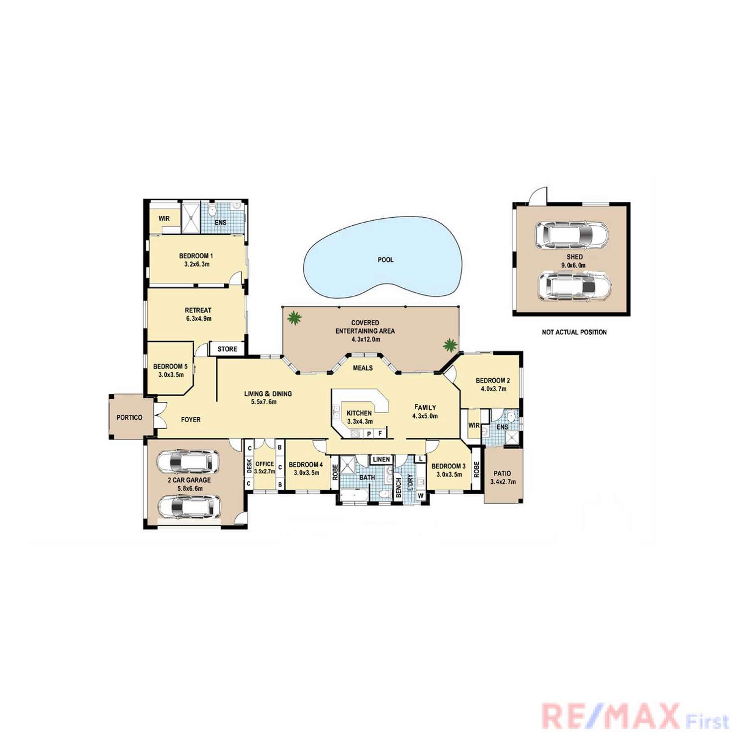 Floorplan of Homely house listing, 6 Woodroffe Street, Little Mountain QLD 4551