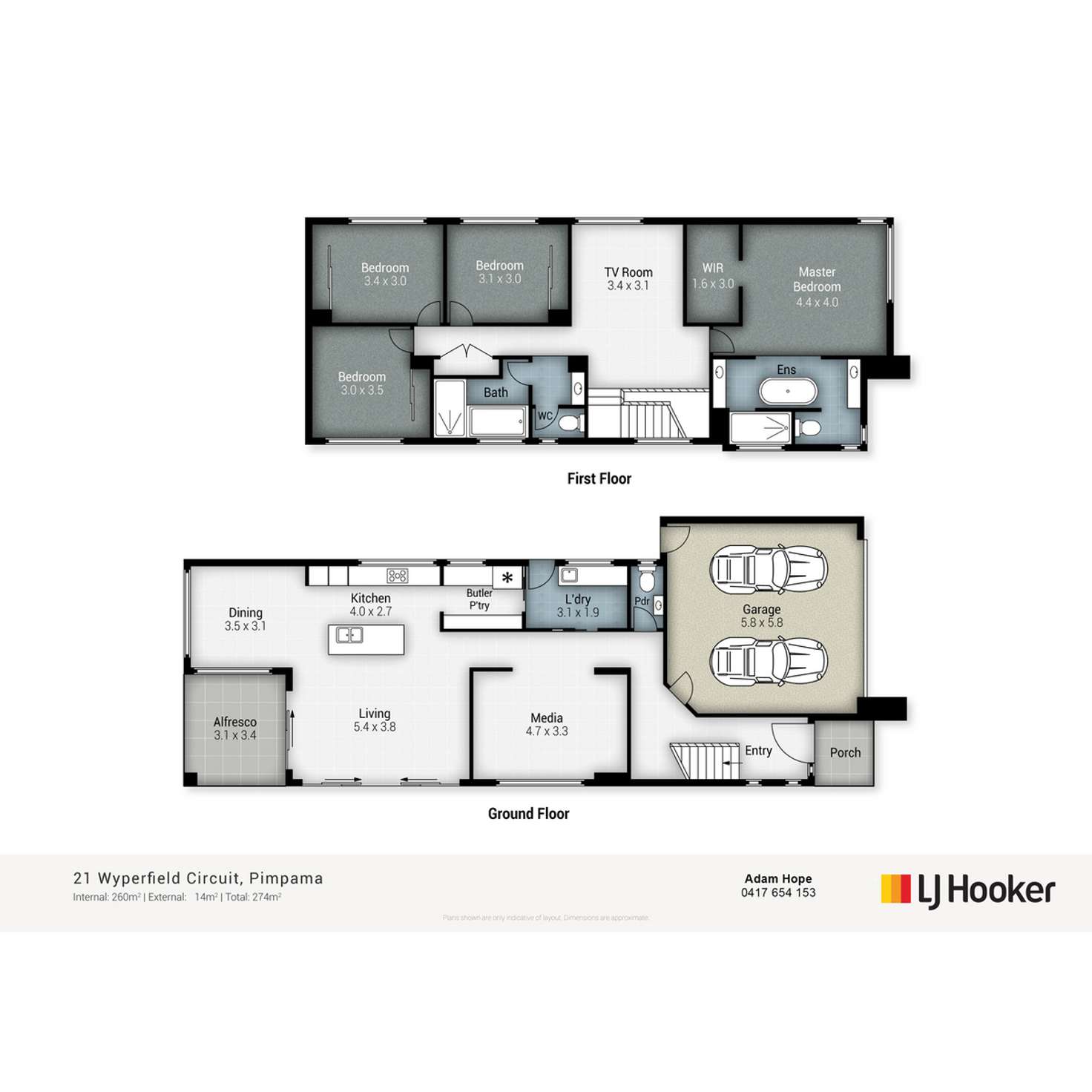 Floorplan of Homely house listing, 21 Wyperfield Circuit, Pimpama QLD 4209