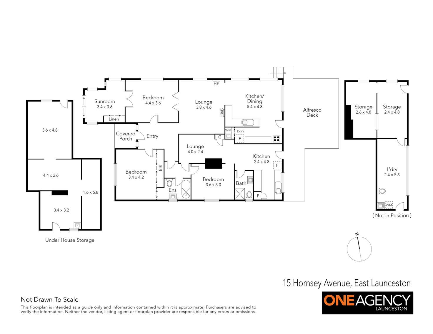 Floorplan of Homely house listing, 15 Hornsey Avenue, East Launceston TAS 7250
