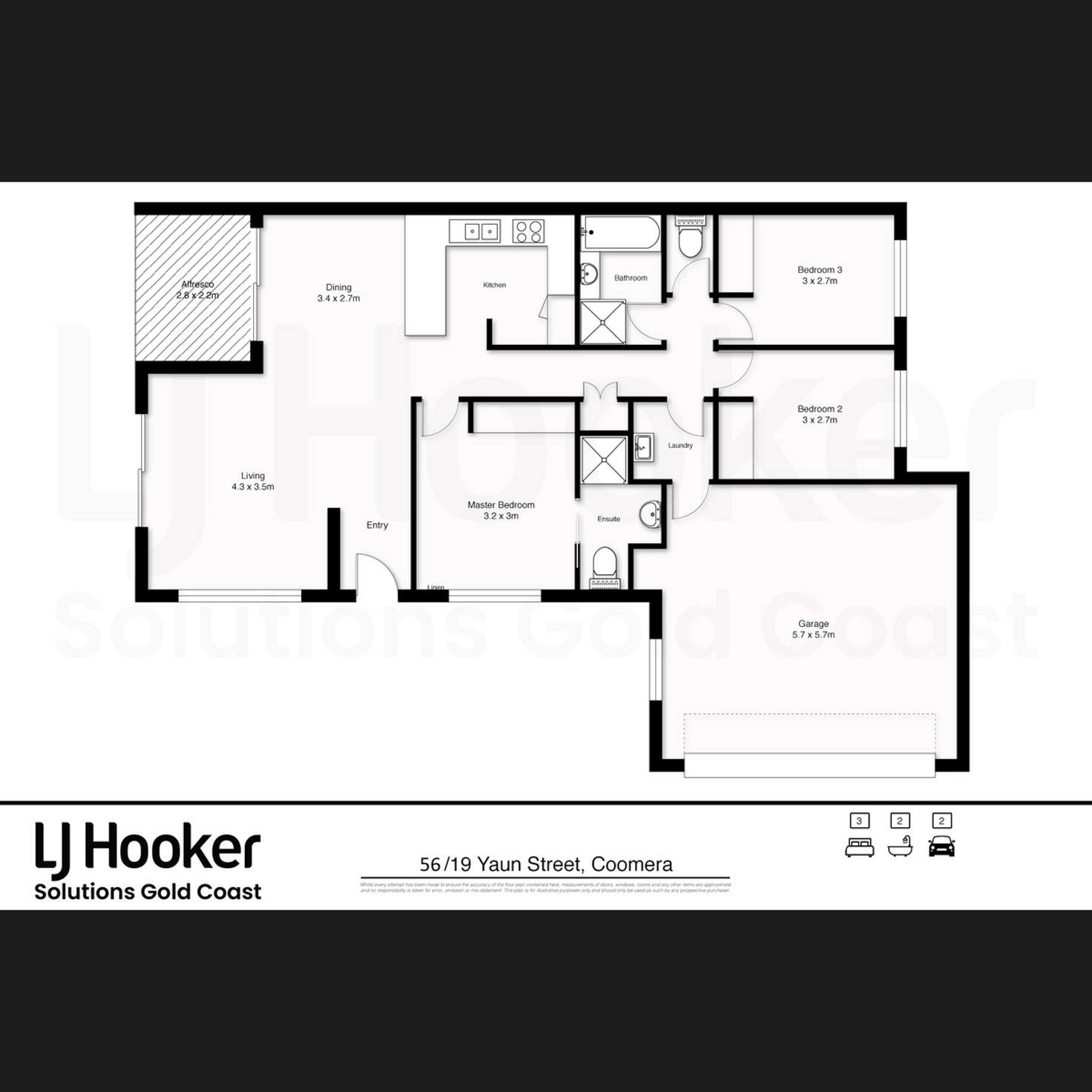 Floorplan of Homely villa listing, 56/19 Yaun Street, Coomera QLD 4209