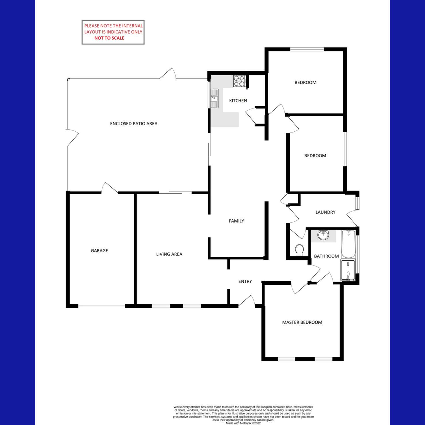 Floorplan of Homely house listing, 44 Grace Street, Ferndale WA 6148