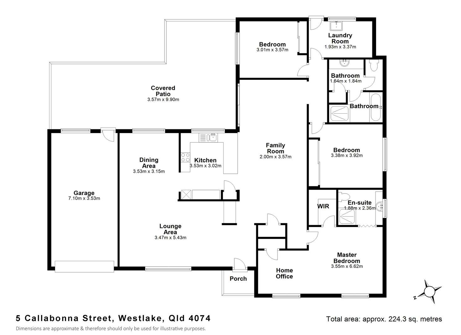 Floorplan of Homely house listing, 5 Callabonna Street, Westlake QLD 4074