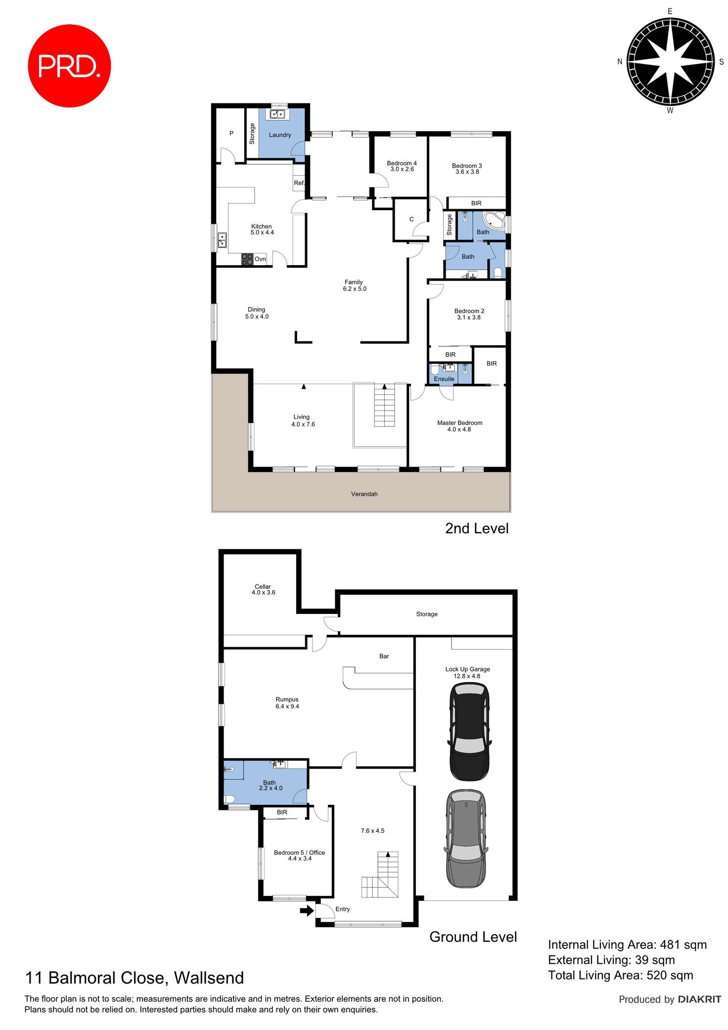 Floorplan of Homely house listing, 11 Balmoral Close, Wallsend NSW 2287