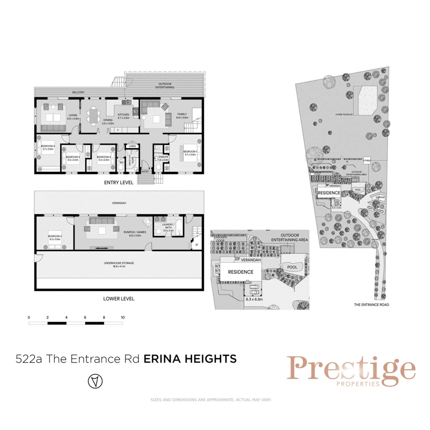Floorplan of Homely acreageSemiRural listing, 522A The Entrance Road, Erina Heights NSW 2260