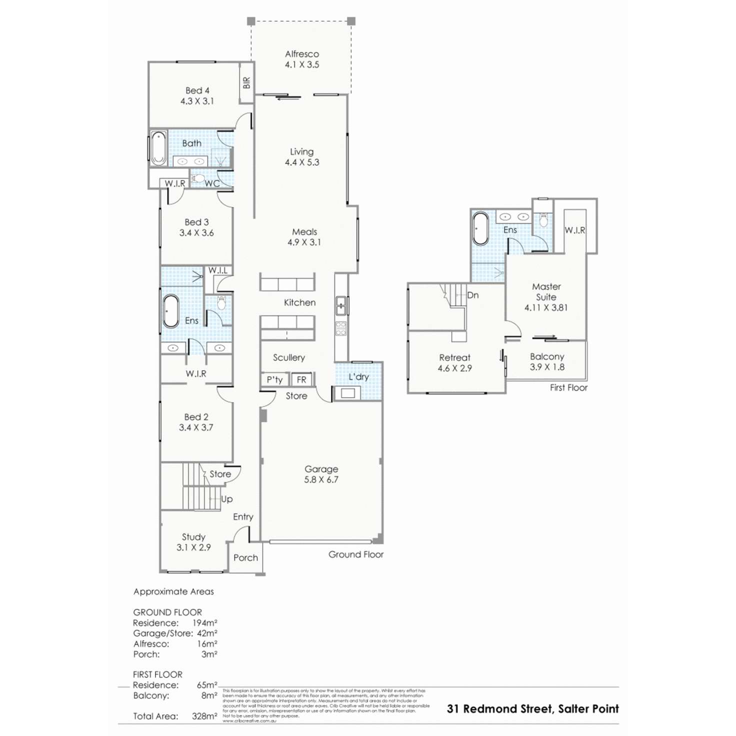 Floorplan of Homely house listing, 31 Redmond Street, Salter Point WA 6152