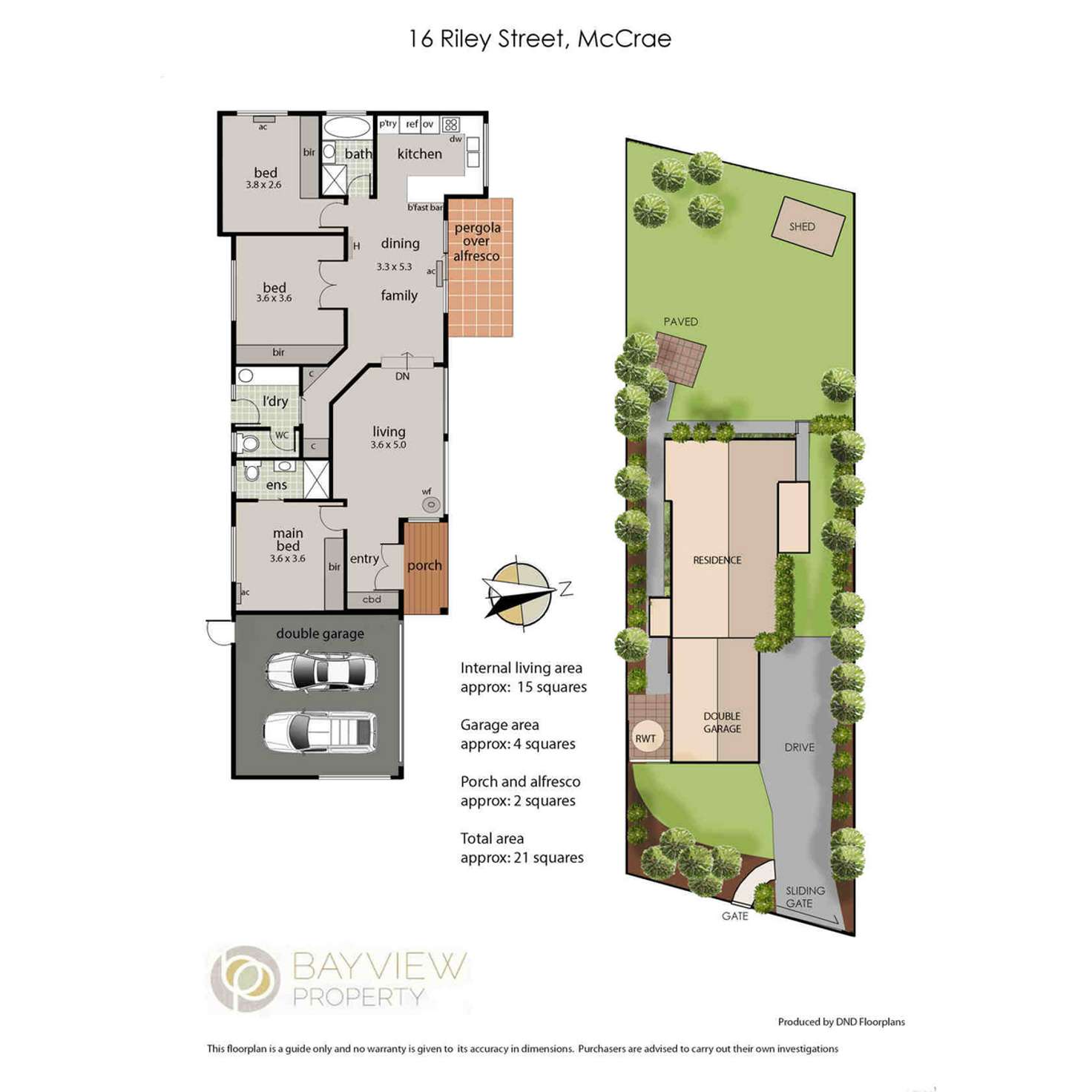 Floorplan of Homely house listing, 16 Riley Street, Mccrae VIC 3938