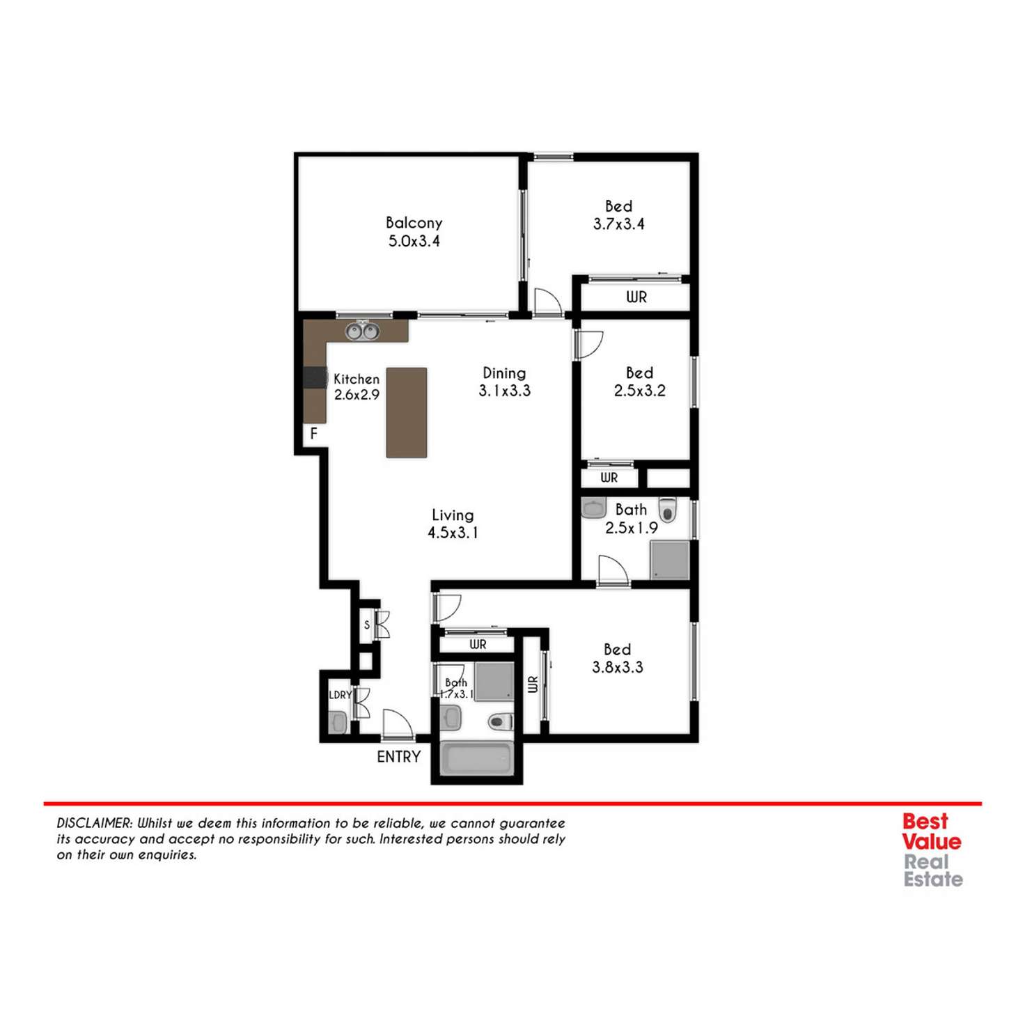 Floorplan of Homely apartment listing, 219B/1-7 Hawkesbury Road, Westmead NSW 2145