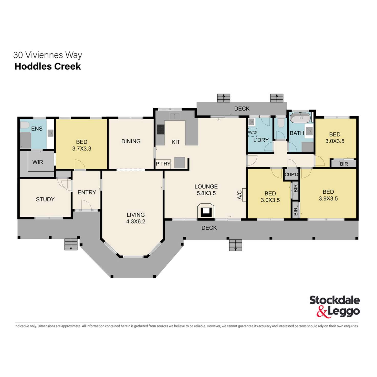 Floorplan of Homely house listing, 30 Viviennes Way, Hoddles Creek VIC 3139