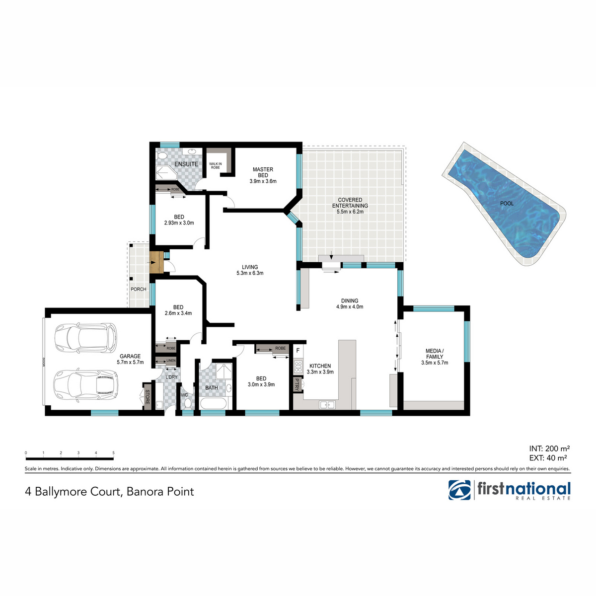 Floorplan of Homely house listing, 4 Ballymore Court, Banora Point NSW 2486