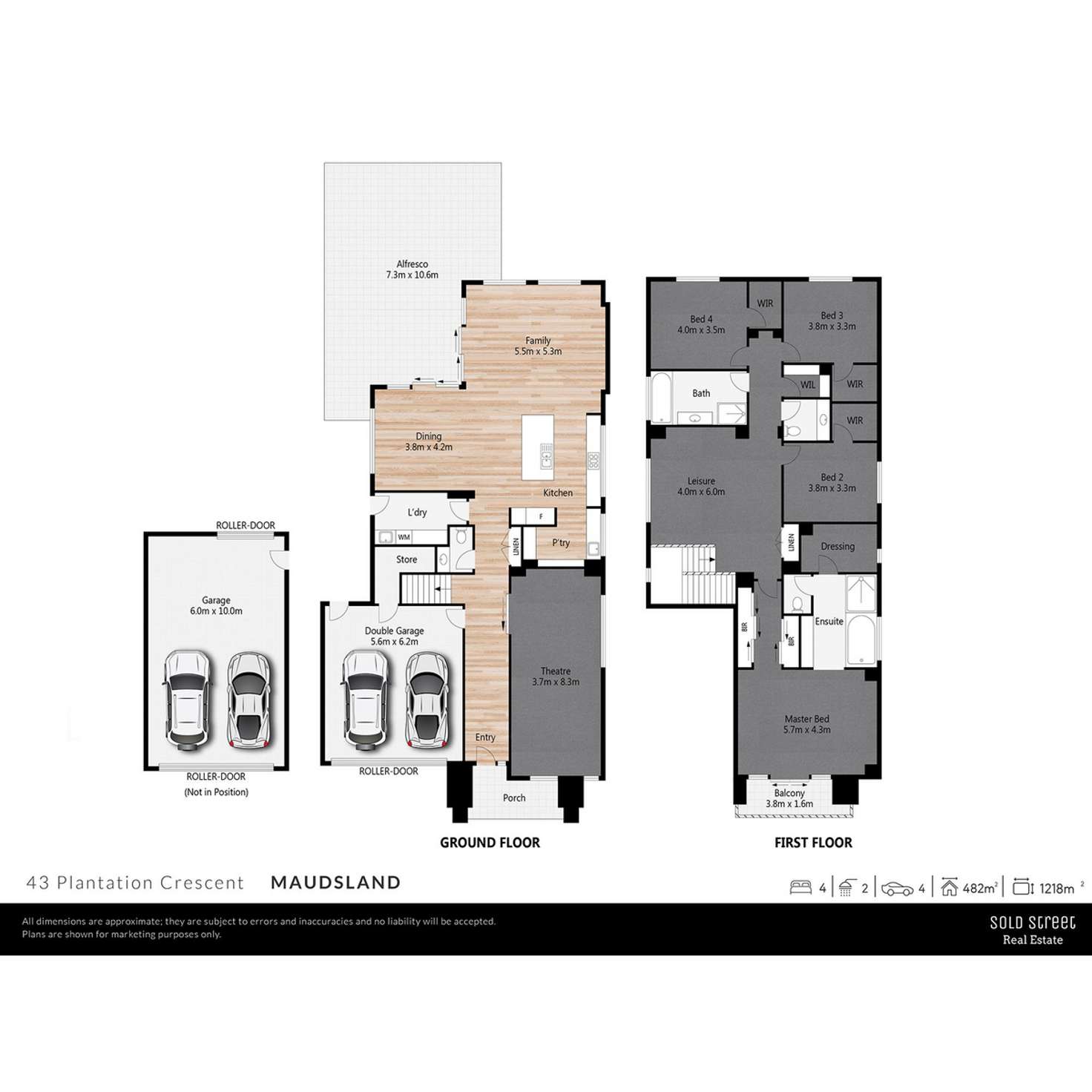 Floorplan of Homely house listing, 43 Plantation Crescent, Maudsland QLD 4210