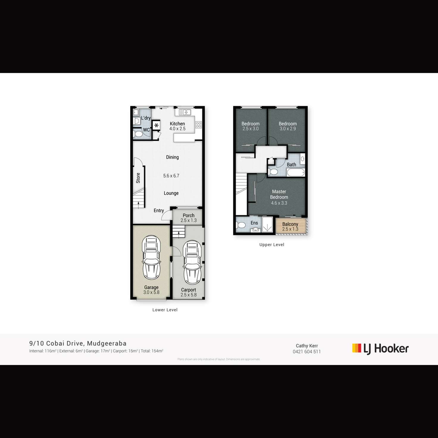 Floorplan of Homely townhouse listing, 9/10-18 Cobai Drive, Mudgeeraba QLD 4213