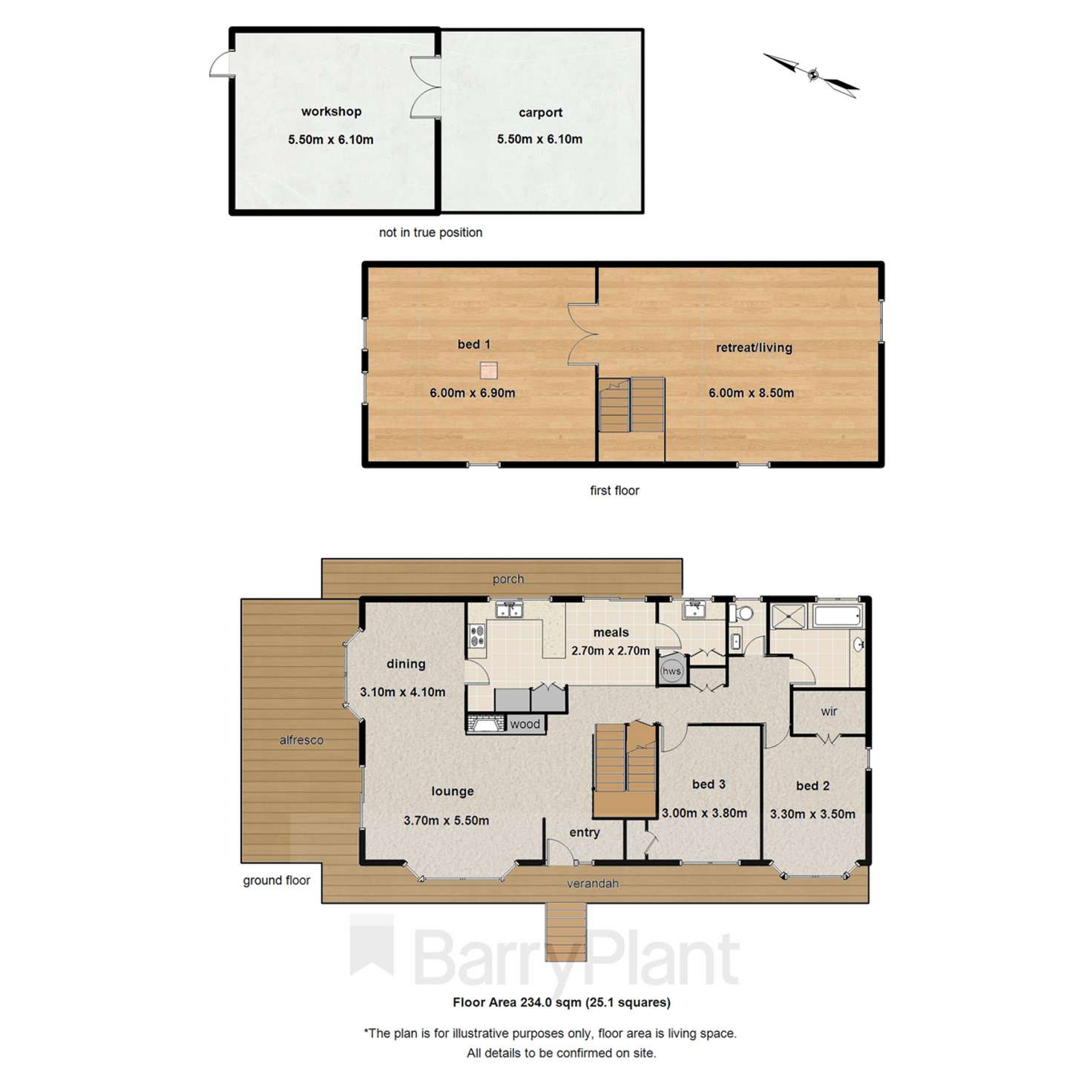 Floorplan of Homely house listing, 13 Glenvista Avenue, Emerald VIC 3782
