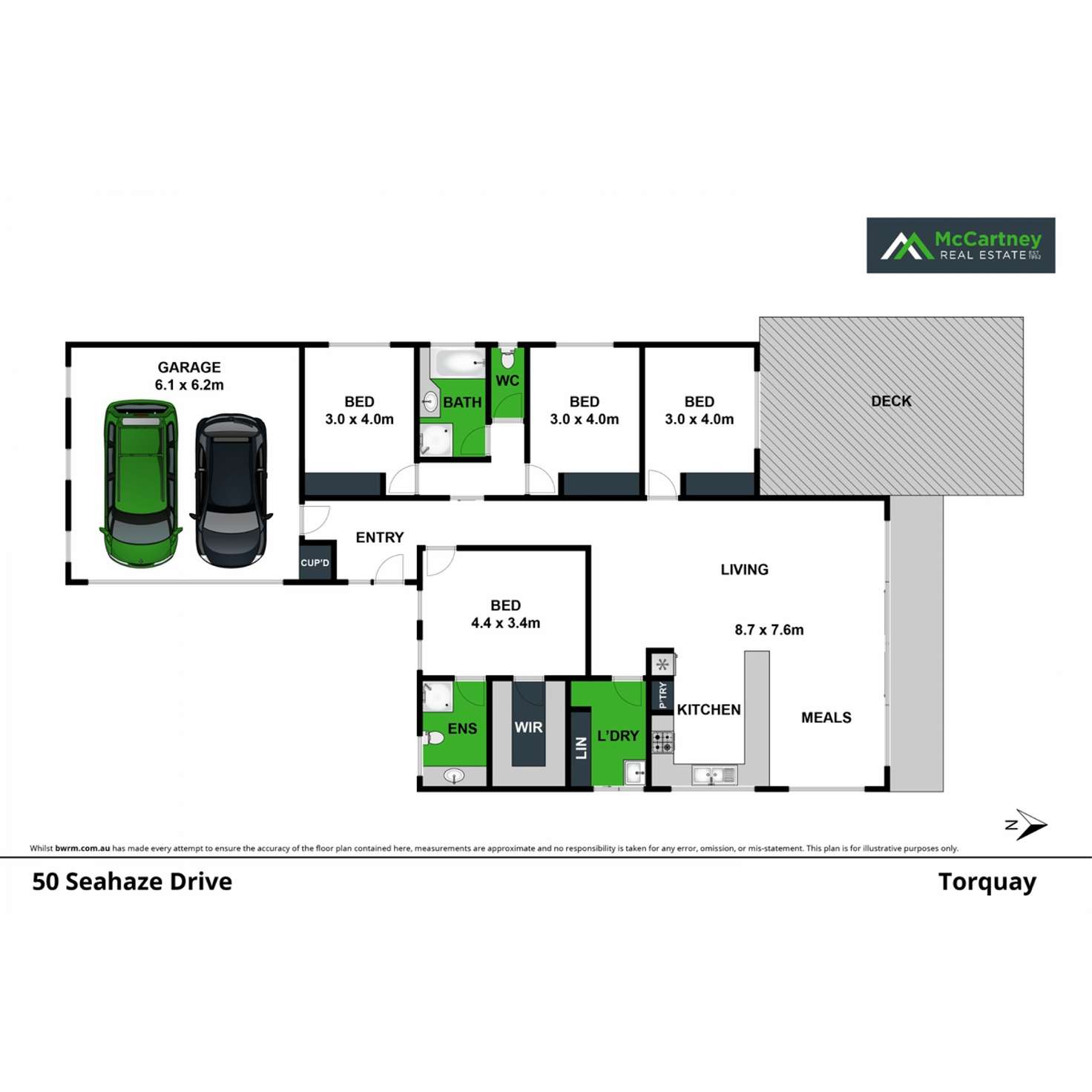 Floorplan of Homely house listing, 50 Seahaze Drive, Torquay VIC 3228