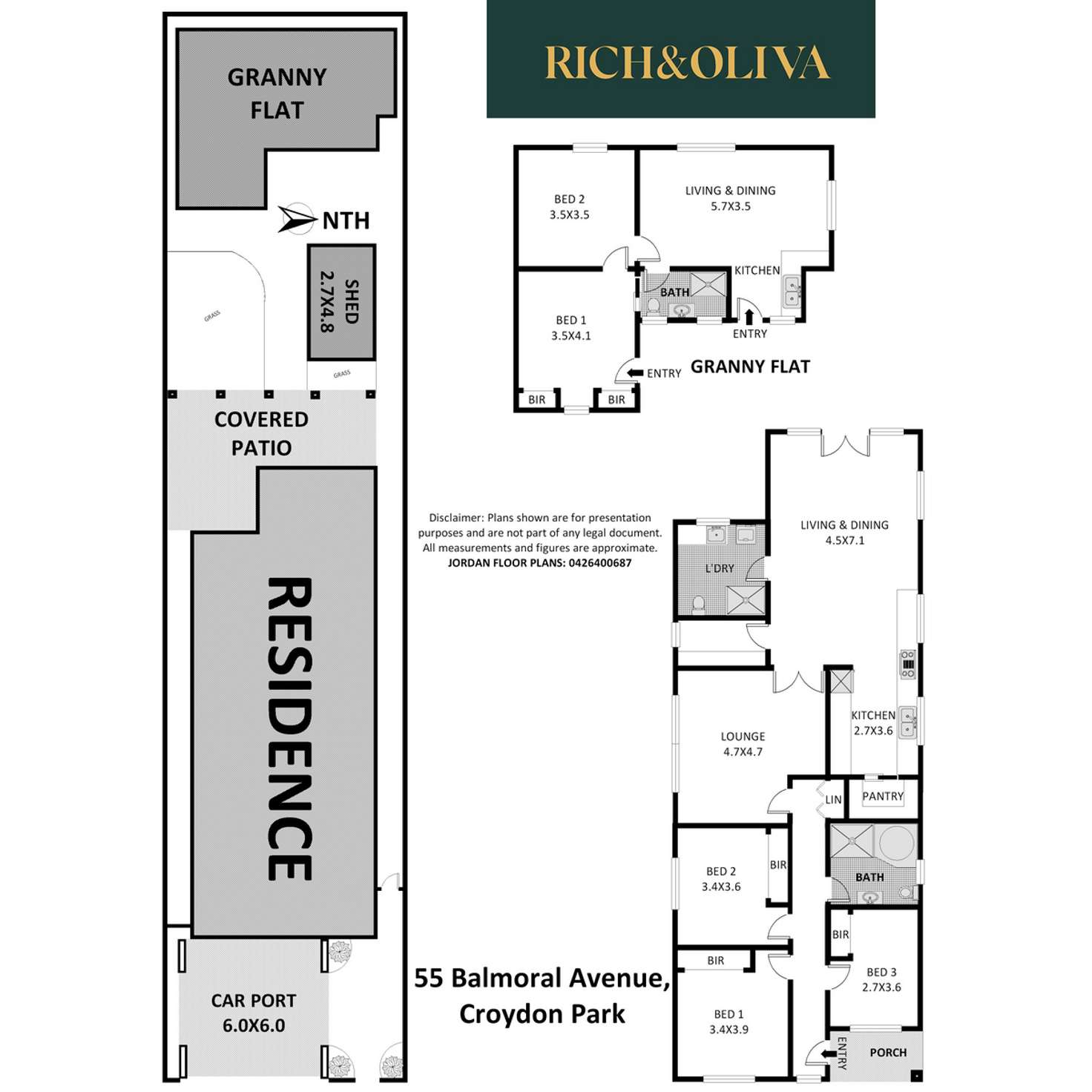 Floorplan of Homely house listing, 55 Balmoral Avenue, Croydon Park NSW 2133
